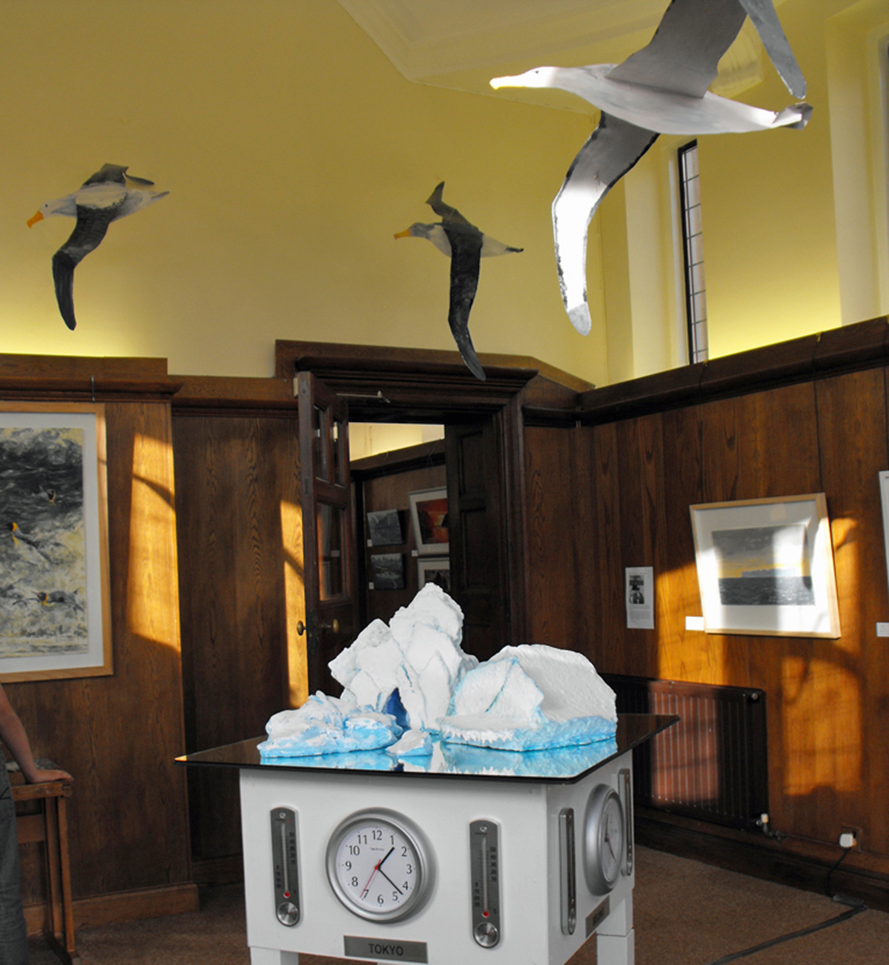 Installation. Melting Icebergs