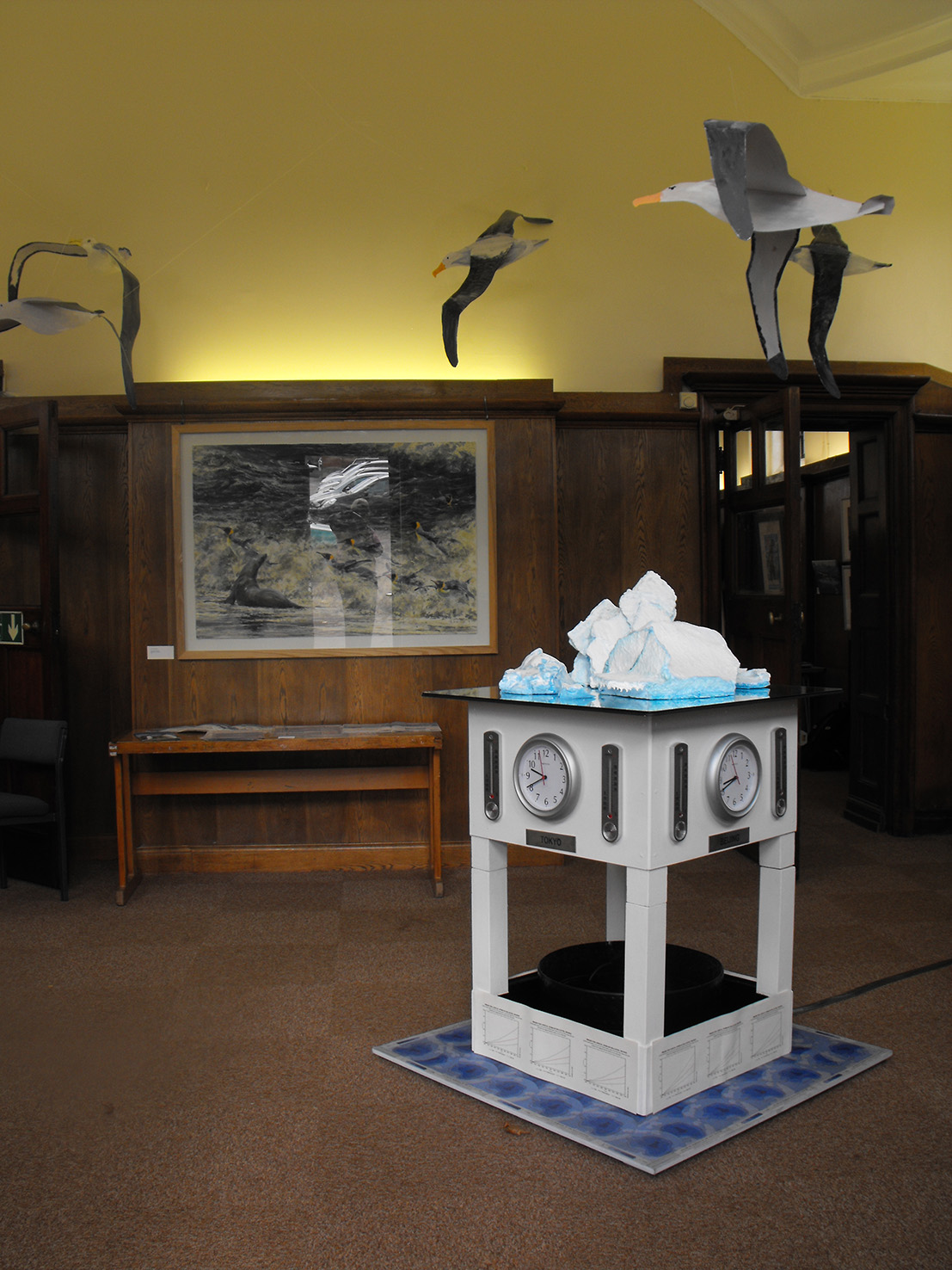 Installation. Melting Icebergs 2